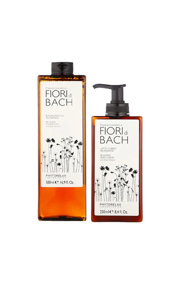 Gel de bain & lait relaxant – Fleurs de Bach – Corps