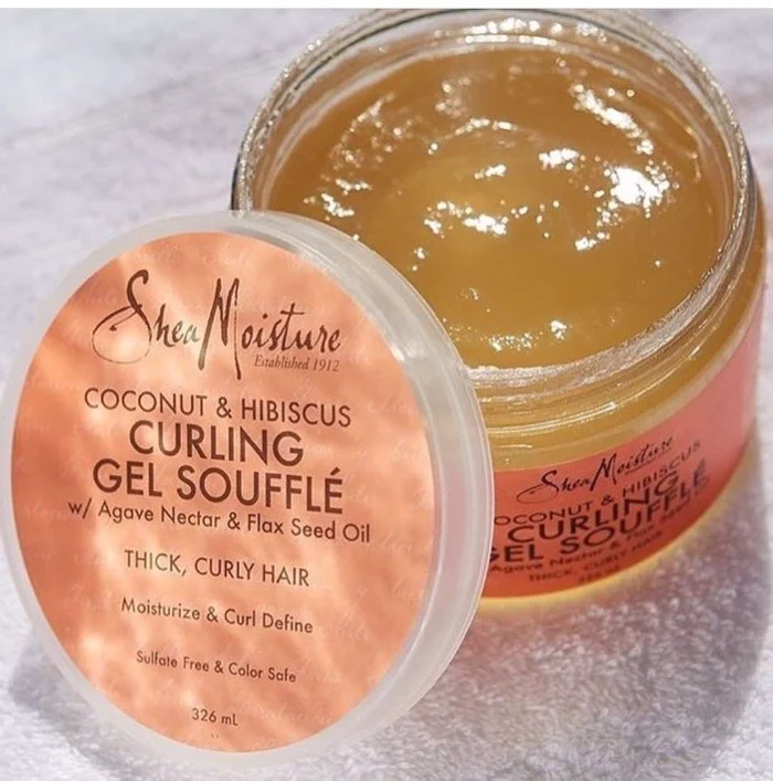 Gel de curling avec soufflé à la noix de coco et à l’hibiscus 12oz