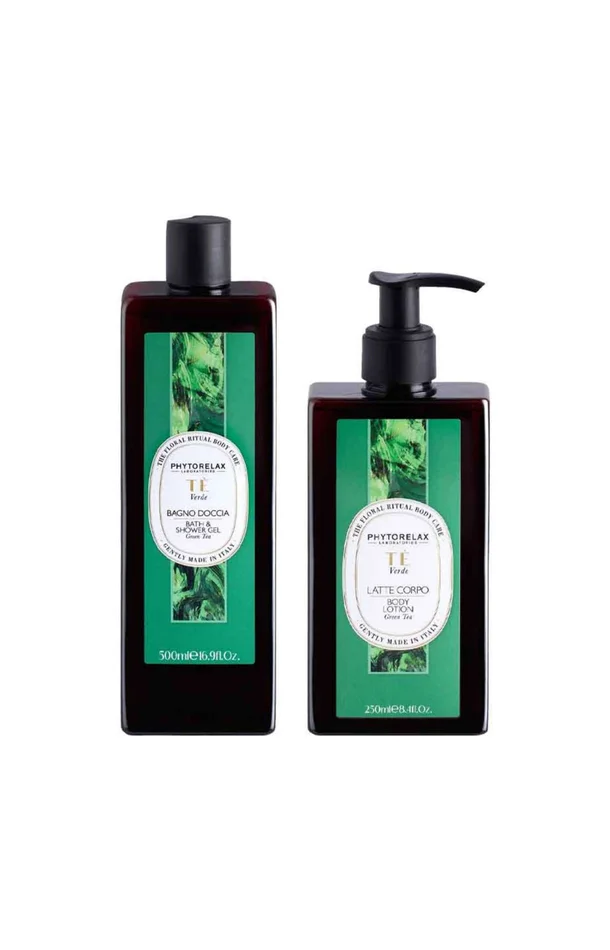 Gel douche & lotion nourrissante – Thé vert – Corps
