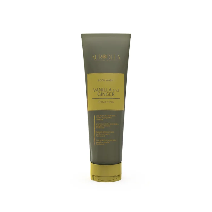 GEL DOUCHE AURODHEA – PARFUM DE VANILLE ET GINGEMBRE – 250 ML – BS09