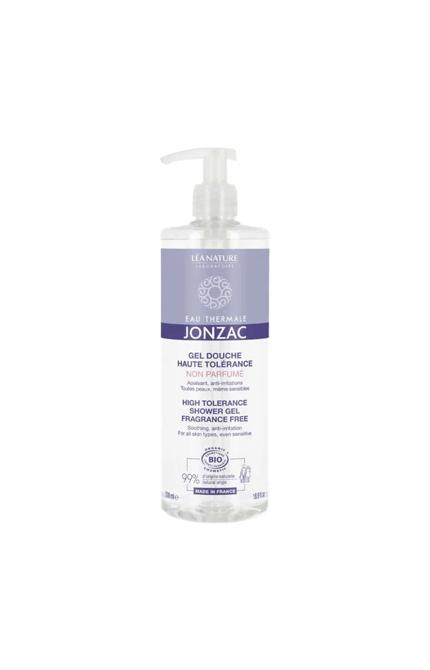 Gel douche haute tolérance bio – Non parfumé – Corps – 500 ml