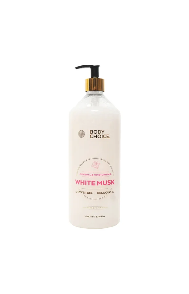 Gel douche hydratant – Musc blanc – 1 L