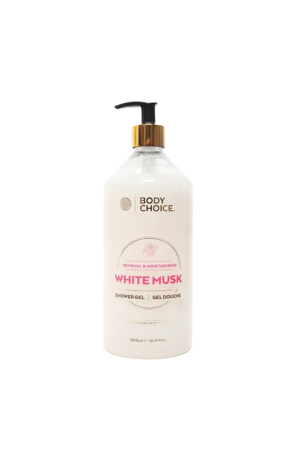 Gel douche hydratant – Musc blanc – 500 ml
