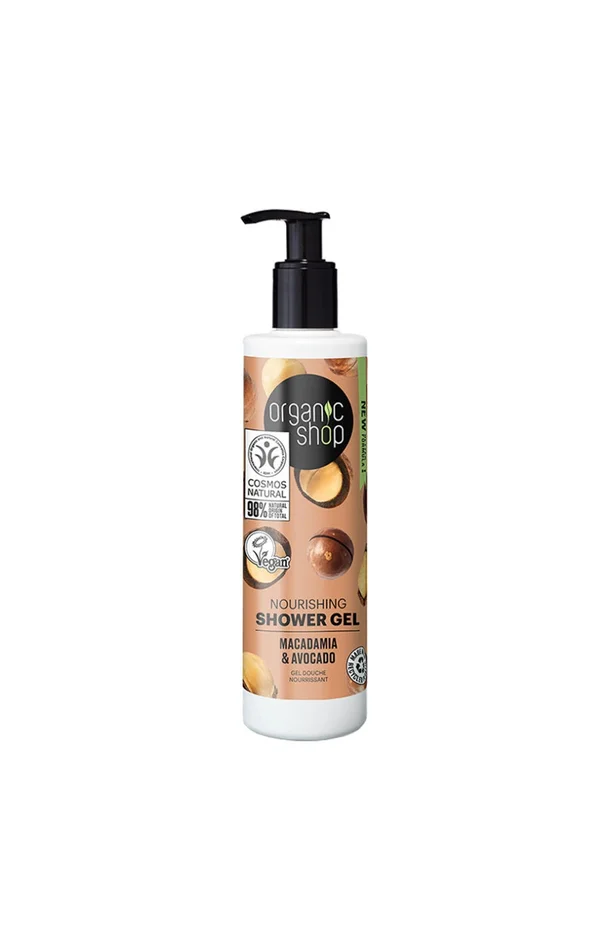 Gel douche nourrissant – Macadamia & avocat – 280 ml