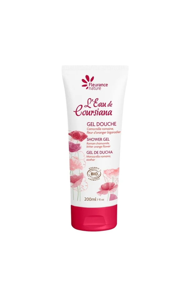 Gel douche nourrissant bio – Camomille romaine & fleur d’oranger – Corps – 200 ml