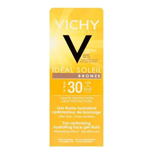 Gel-fluide hydratant Idéal soleil bronze SPF30 50ml