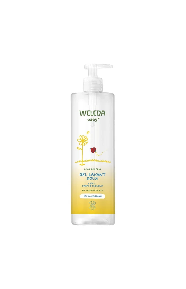 Gel lavant doux bio – Calendula – Bébé – 400 ml