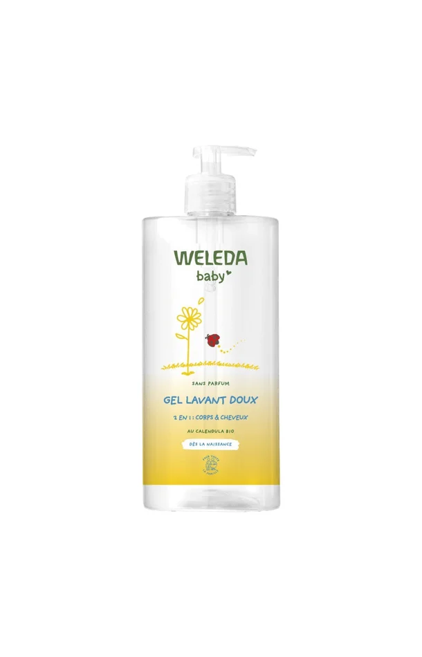 Gel lavant doux bio – Calendula – Bébé – 750 ml