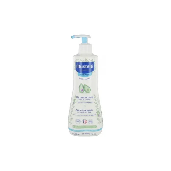 GEL LAVANT DOUX CORPS & CHEVEUX AVOCAT 500ML MUSTELA