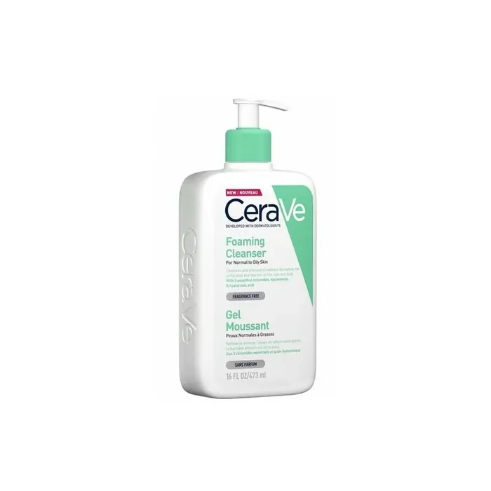 GEL MOUSSANT PEAUX NORMALES à GRASSES 473ML CERA VE