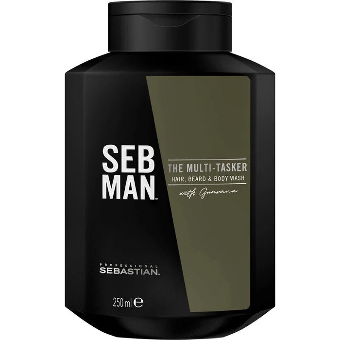 Gel nettoyant – The Multi-Tasker – Cheveux, barbe & corps – Homme – 250 ml