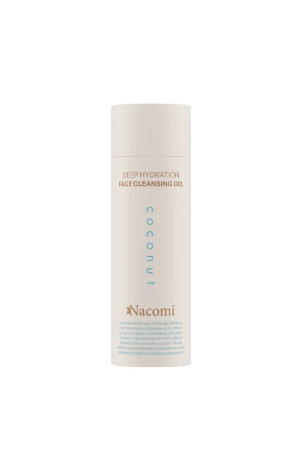 Gel nettoyant hydratation intense – Eau de coco – Peaux sèches