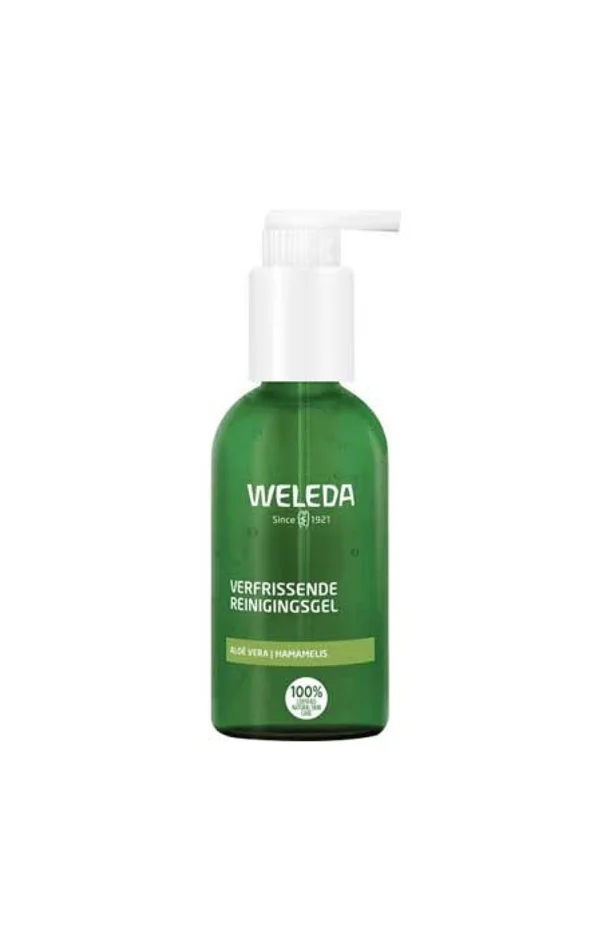 Gel nettoyant rafraîchissant – Aloe vera – Peaux normales à mixtes