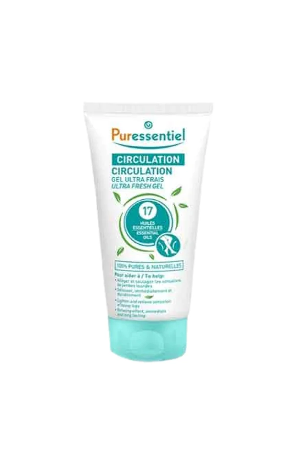 Gel ultra-frais circulation – 17 huiles essentielles – Jambes lourdes – 125 ml