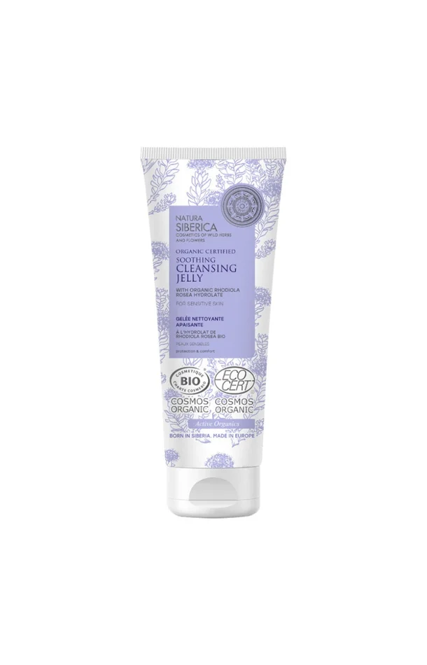 Gelée nettoyante & apaisante bio – Rhodiola rosea – Peaux sensibles