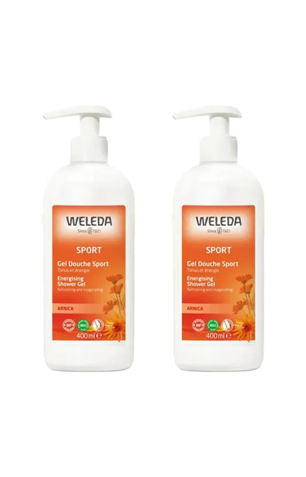 Gels douche bio sport – Arnica – 2 x 400 ml