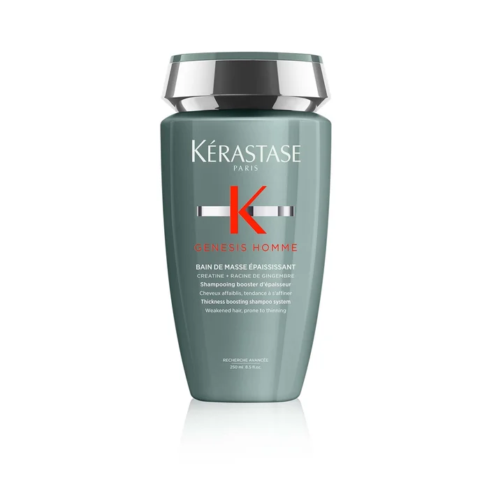 Genesis Homme – Shampoing créateur d’épaisseur pour cheveux affaiblis et affinés, tendance à s’affiner