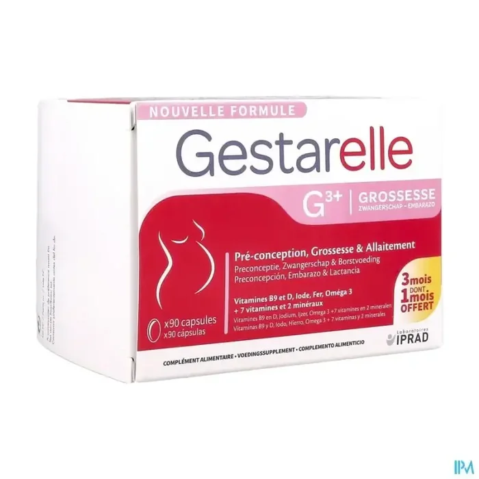 Gestarelle g3+ preconception grossesse allaitement capsule 90