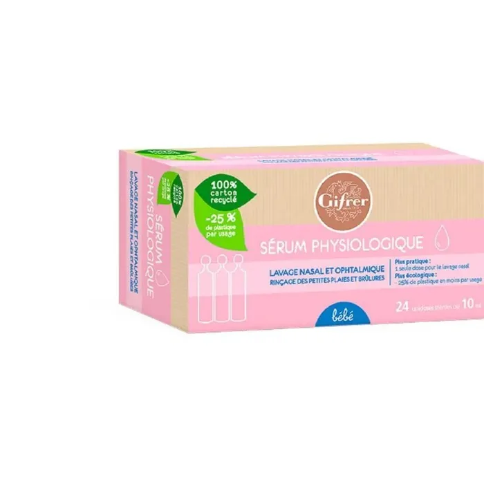 Gifrer Sérum Physiologique Unidose 10ml – Boîte de 24