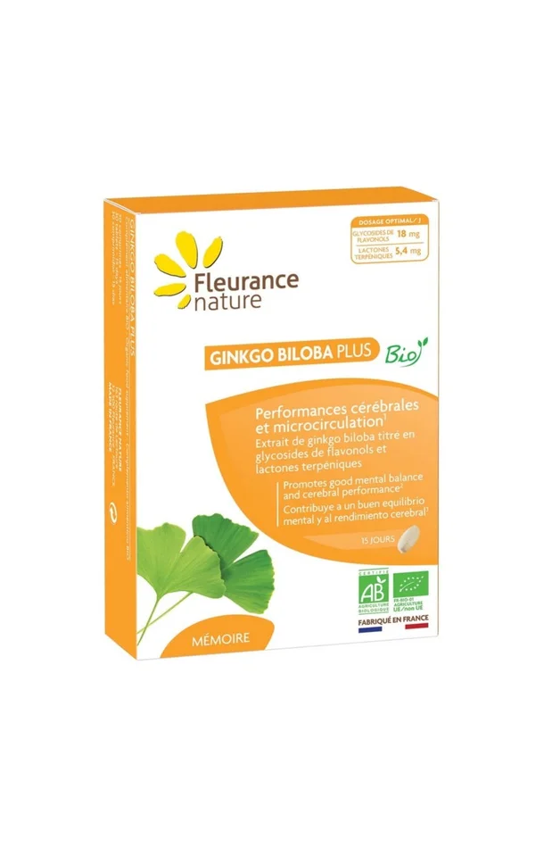 Ginkgo biloba plus bio – 15 jours