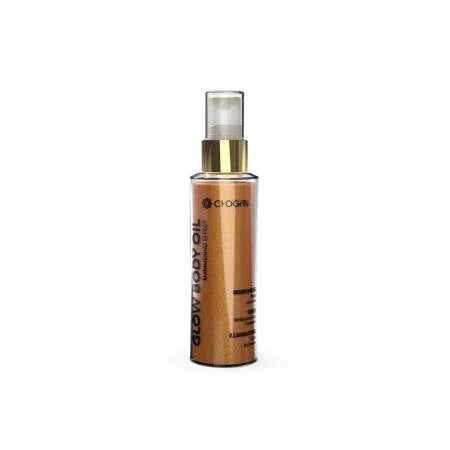 Glow body oil – huile nourrissante – soyeuse-illuminatrice et pailletée