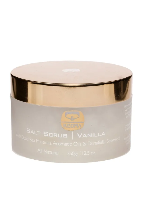 Gommage au sel de la mer Morte – Vanille – Corps – 350 g