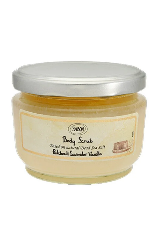 Gommage aux sels de la mer Morte – Vanille, lavande & patchouli – Corps – 320 g