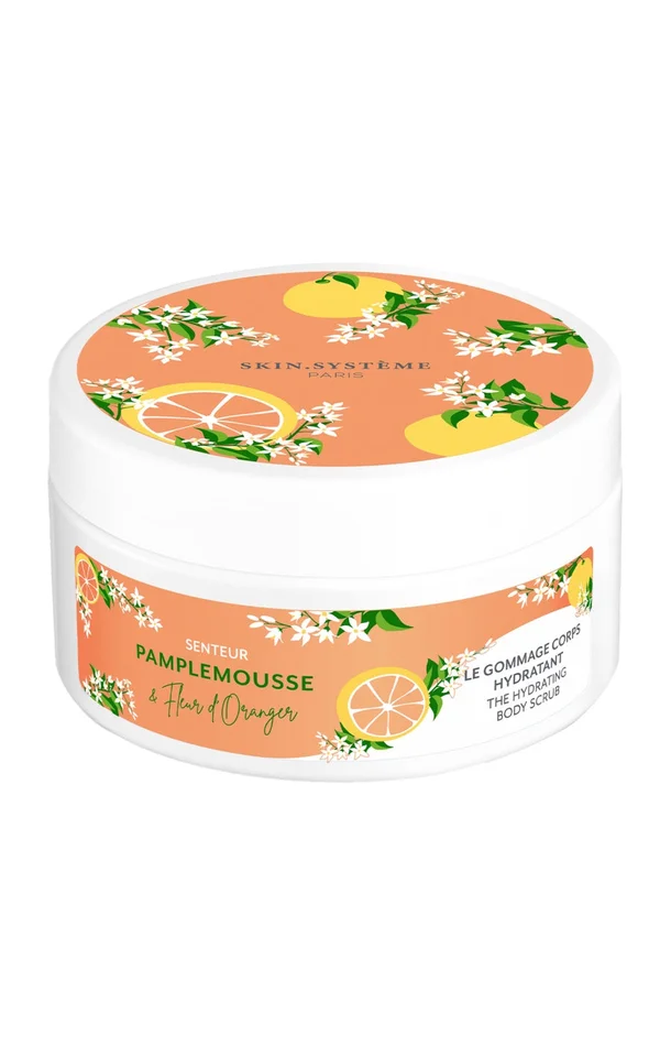 Gommage hydratant – Pamplemousse & fleur d’oranger – Corps – 220 ml