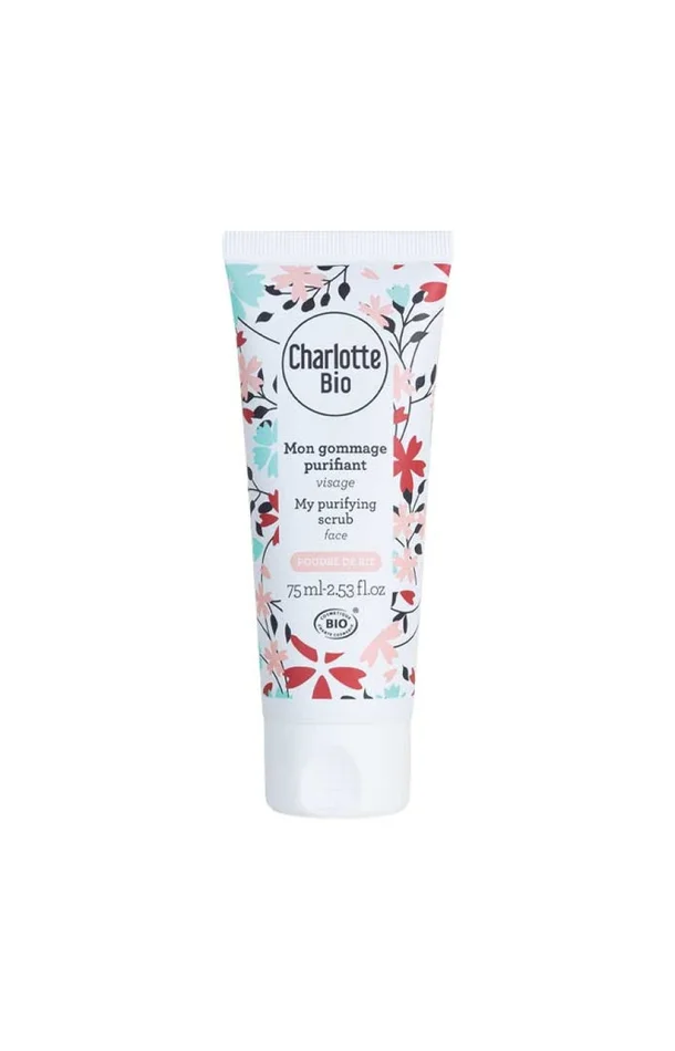 Gommage purifiant bio – Poudre de riz – Visage