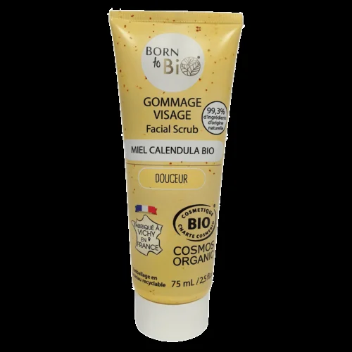 Gommage Visage Miel Calendula – Certifié bio