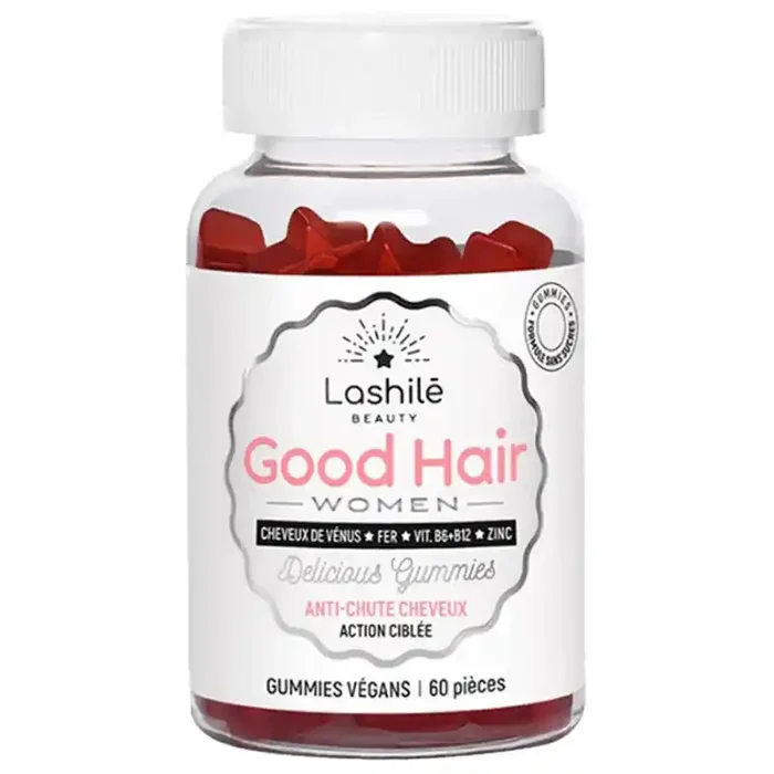 GOOD HAIR WOMEN GUMMIES ANTI CHUTE CHEVEUX X60 LASHILÉ