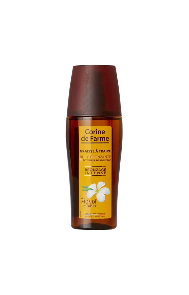 Graisse à traire accélératrice de bronzage – Monoï – Peaux mates – 150 ml