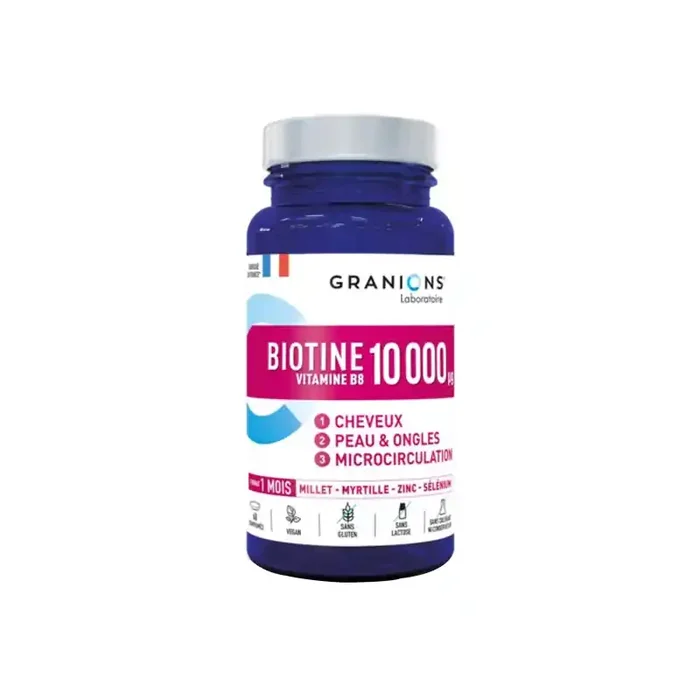 Granions Biotine 10 000 µg 60 comprimes