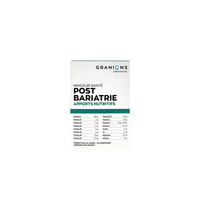 Granions CBD Post Bariatrie 90 comprimes
