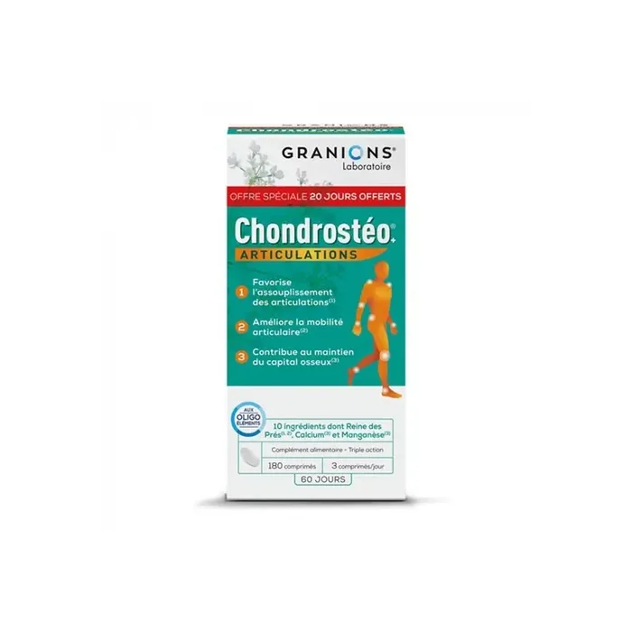 Granions Chondrosteo+ articulations 180 comprimes