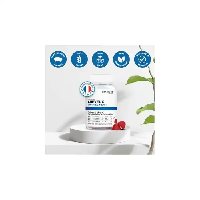 Granions PRO KERACYS Cheveux Gummies 4-en-1