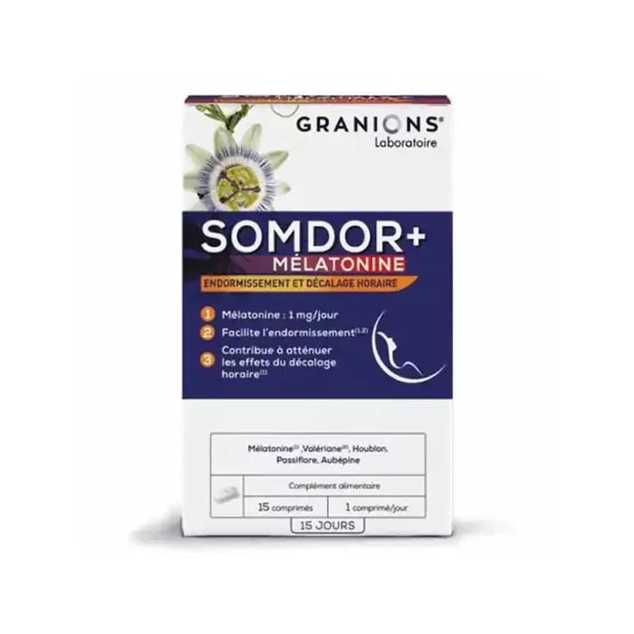 Granions somdor+ melatonine 15 comprimes 16g
