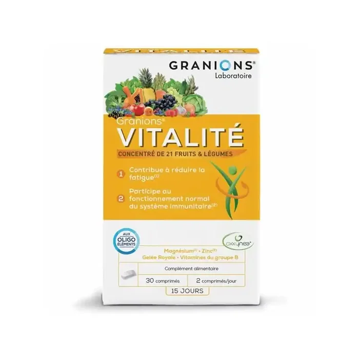 Granions vitalite 30 comprimes 32g