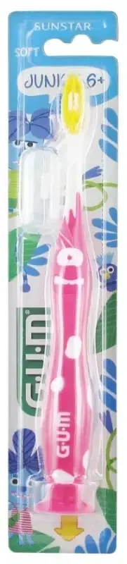 Gum Brosse à Dents Junior 6+ – Couleur Rose