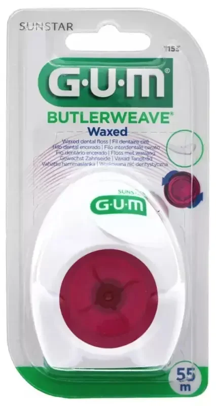 Gum Fil Dentaire Butlerweave® Plat Ciré 55 m – Modèle Nature