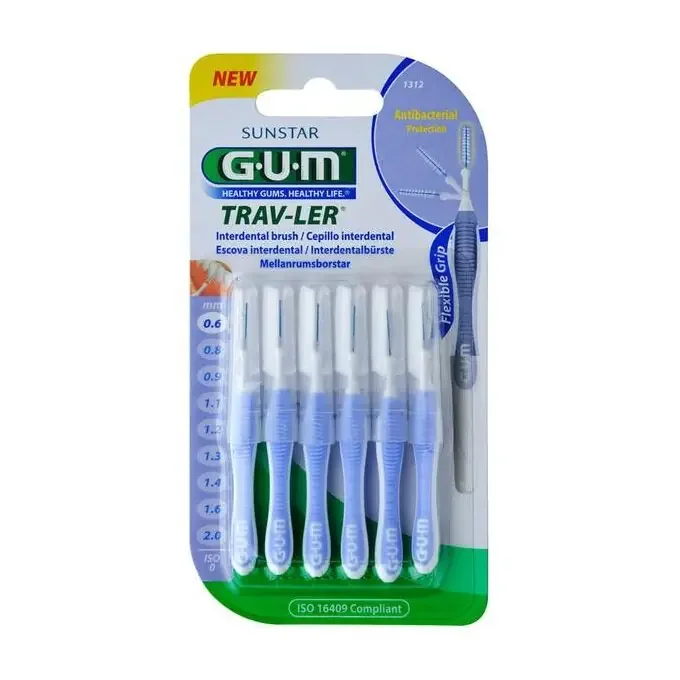 Gum Trav-ler Brossettes Interdentaires 1312 0,6mm x6