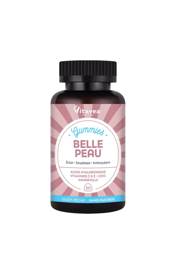 Gummies belle peau – Acide hyaluronique & vitamine C – 1 mois