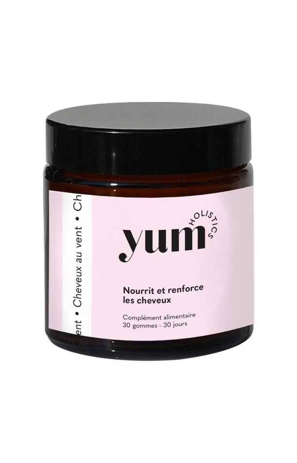 Gummies fortifiantes cheveux – Cheveux au vent – Myrtille – 1 mois