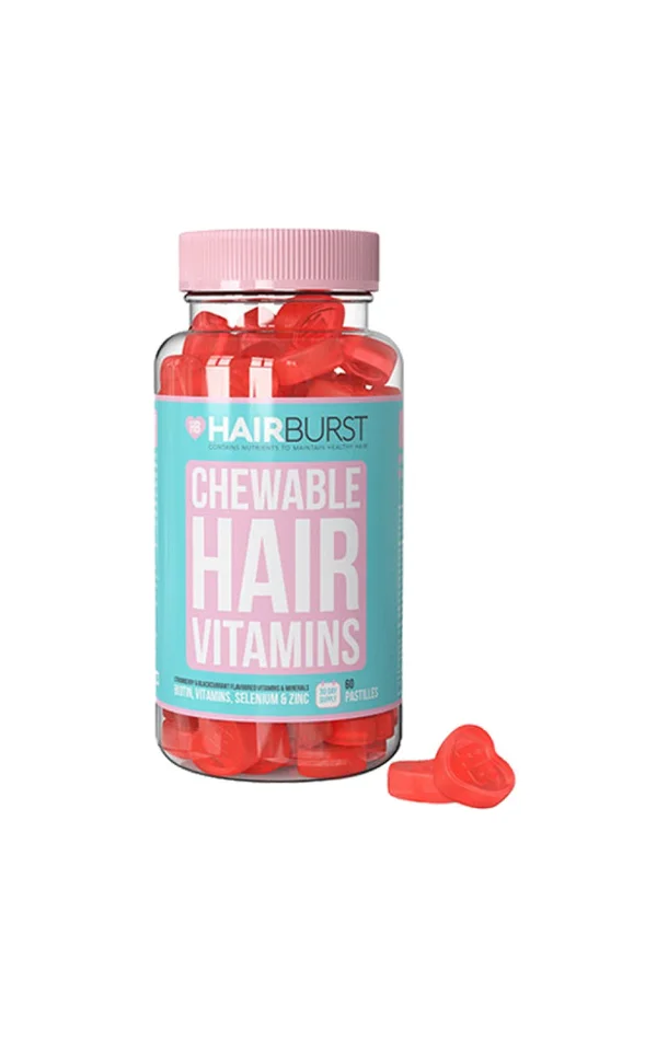 Gummies fortifiantes cheveux – Fraise & cassis – 1 mois