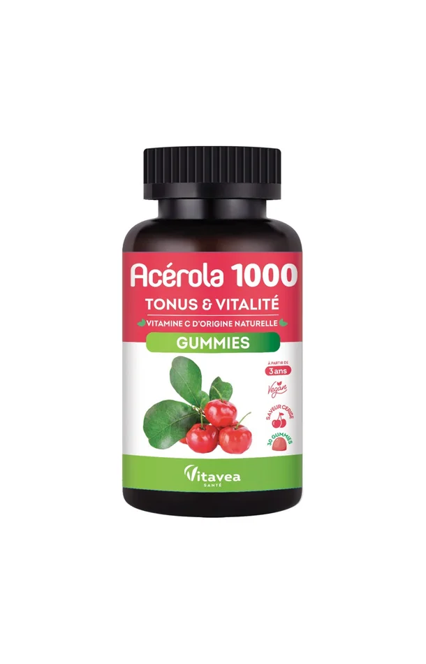 Gummies vitalité – Acérola 1000 – 1 mois