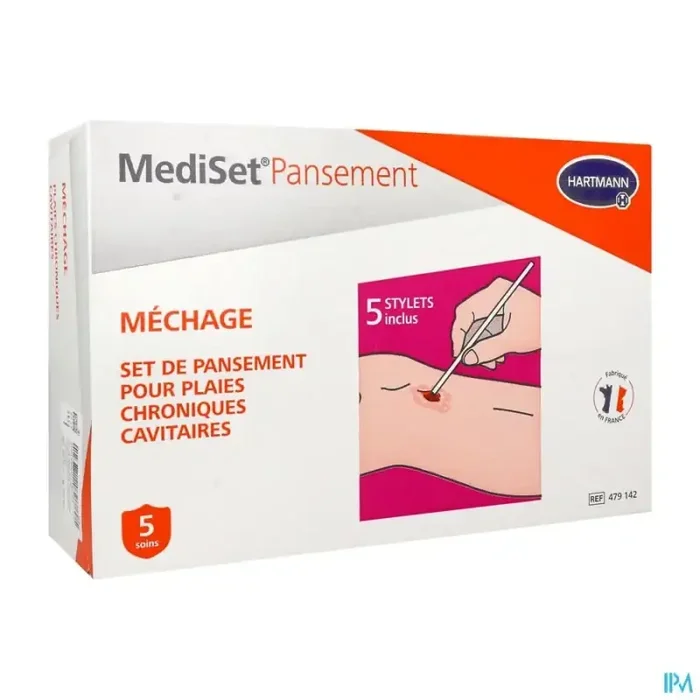 Hartmann mediset pansement mechage set plaies cavitaire chroniques 5