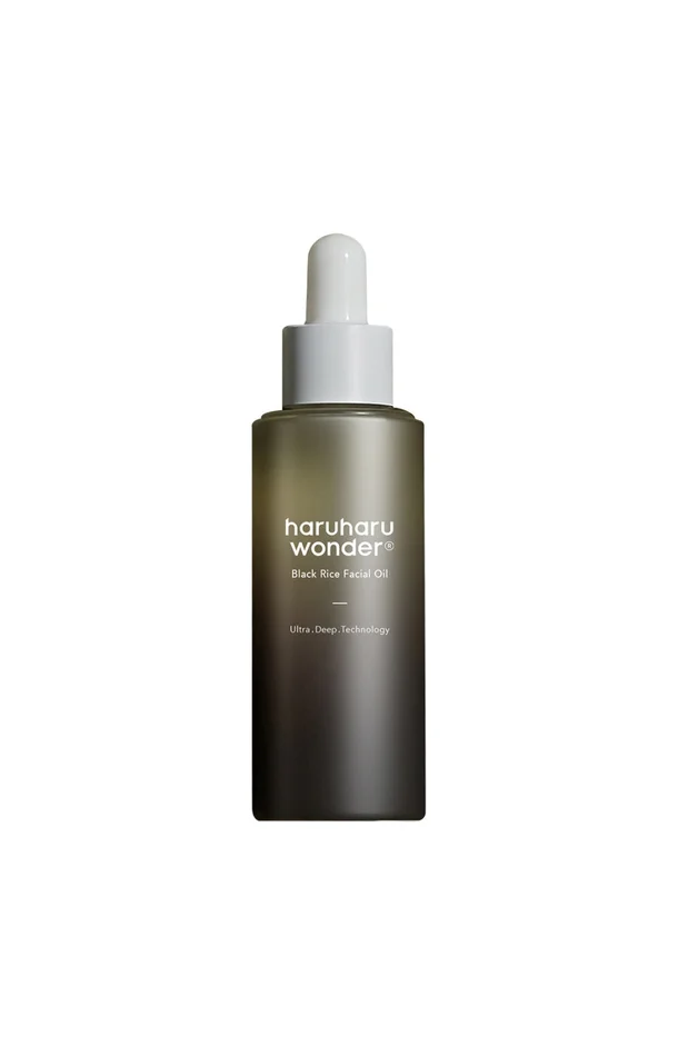Haryharu Wonder – Huile nourrissante – Acide hyaluronique & riz noir – Visage – 30 ml