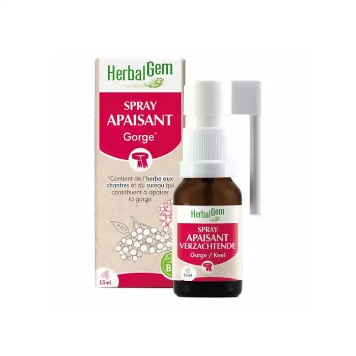 Herbalgem spray apaisant gorge bio 15ml
