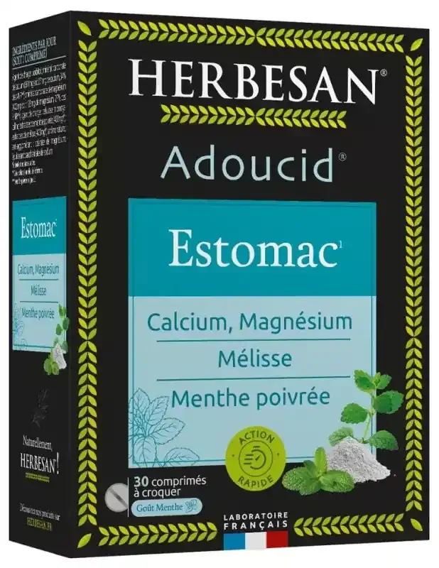 Herbesan Adoucid Menthe – 30 Comprimés