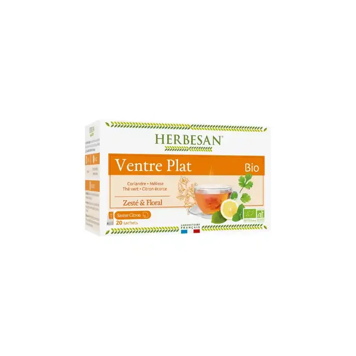 Herbesan Infusion Bio Ventre Plat 20 Sachets